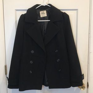 Women’s Black Pea Coat